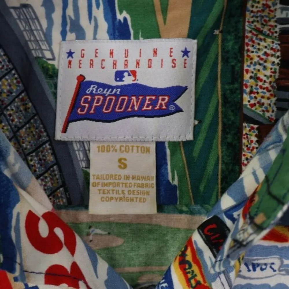 Reyn Spooner Chicago Cubs Baseball Shirt Mens Small Short Sleeve Button - Picture 5 of 8